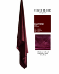 Velvet Ember – Silk Stone Embossed Hijab